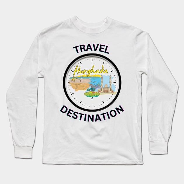 Travel to hurghada Long Sleeve T-Shirt by Voxen X